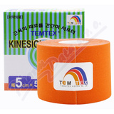 Tejp. TEMTEX kinesio tape oranov 5cmx5m