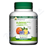 Vlknina 600mg + Chrom 200mcg tbl. 90+30 BIO-Pharma