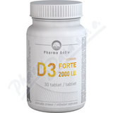 Vitamn D3 FORTE 2000 I. U.  tbl. 30