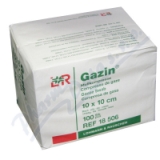 Gza hydrofil. skl. kompr. Gazin 10x10cm-100ks 8vrst. 