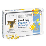 Bioaktivn Vitamin D3 D-Pearls 25mcg cps.80