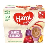 Hami 100% ov. jablko a vestka 4x100g 4M