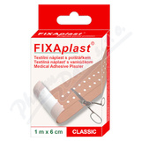 FIXAplast tex.  náplast s polštářkem CLASSIC 1mx6cm