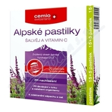 Cemio Alpsk pastilky alvj a vitamin C pst. 15+5
