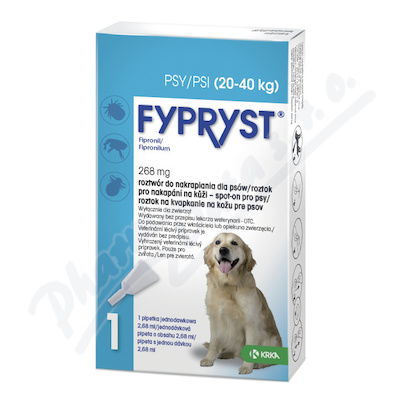 Fypryst Dogs 1x2.68ml spot-on pro psy