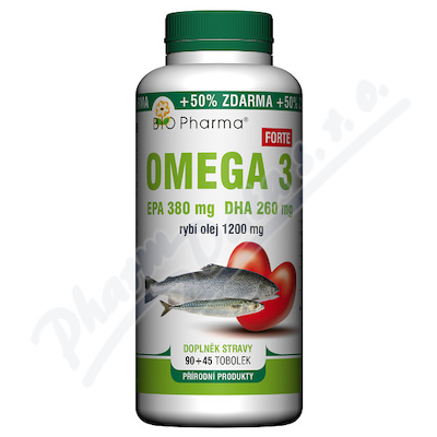 Omega 3 Forte 1200mg tob.90+45 Bio-Pharma