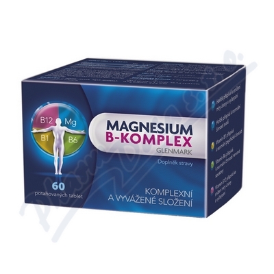 Magnesium B-komplex Glenmark 60 potah.tablet