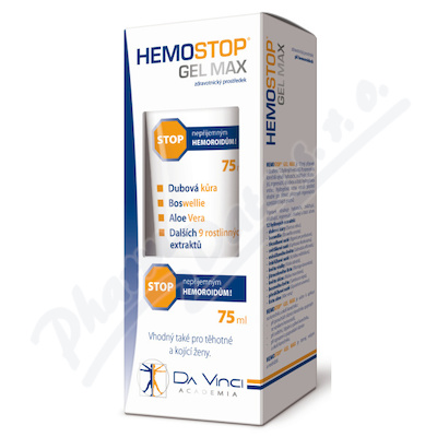 HemoStop Gel Max Da Vinci Academia 75ml