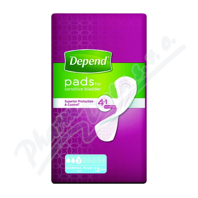 Inkontinenn vloky Depend Normal Plus 12ks