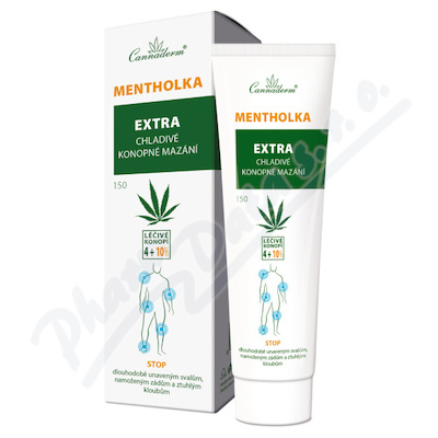 Cannaderm Mentholka EXTRA konopn mazn 150ml