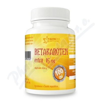 Betakaroten EXTRA 15mg tbl.100