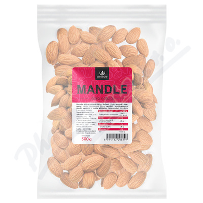 Allnature Mandle jdra natural 500 g