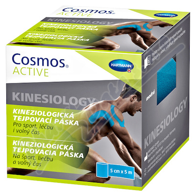 Cosmos Active - Kinezio tejp. pska modr 5cmx5m