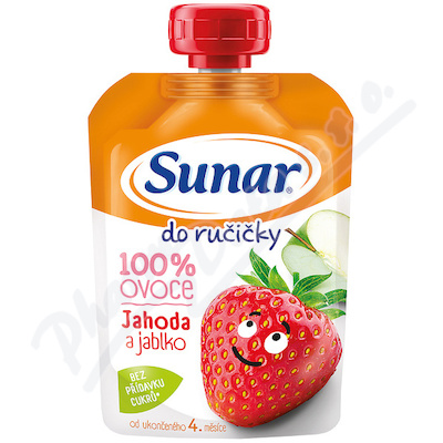 Sunrek Do ruiky jablko-JAHODA 100g