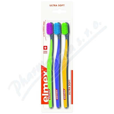 Elmex zubn kartek ultra soft tripack 3ks