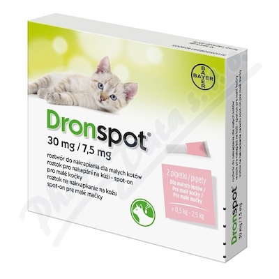 Dronspot 30mg-7.5mg mal koky spot-on 2x0.35ml