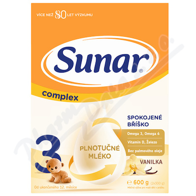 Sunar Complex 3 vanilka 600g - nov