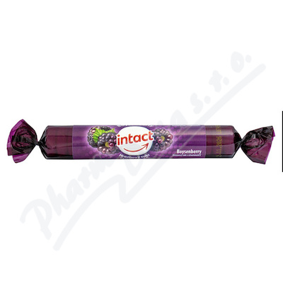 Intact hroznov cukr s vit.C boysenberry 40g(roli)