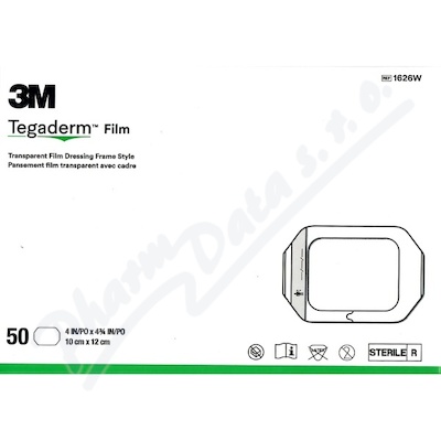3M Tegaderm tran.kryt s rme.10x12cm 1626W 50ks