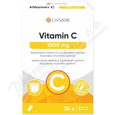 LIVSANE Vitamin C 1000mg tbl.30