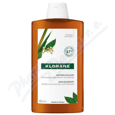 KLORANE ampon proti lupm s galangalem 400ml