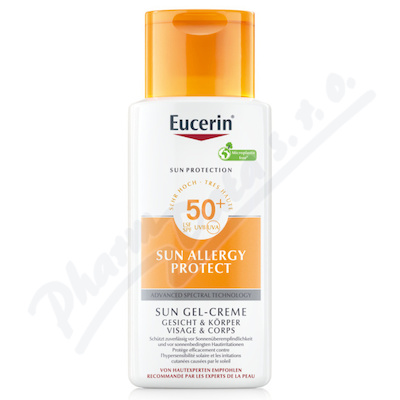 EUCERIN SUN krm.gel slunen alergie SPF50+ 150ml