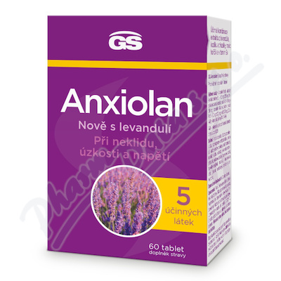 GS Anxiolan s levandul tbl. 60