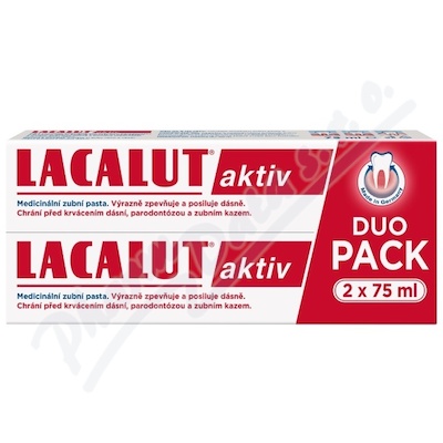 Lacalut Aktiv 2x75ml DUOPACK