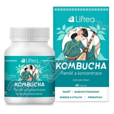 LIFTEA Kombucha Pam a koncentrace tob.60