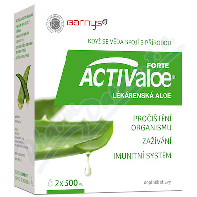 Barnys ACTIValoe lkrensk aloe 2x500ml